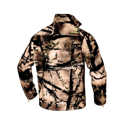 photo-Bush camo combat jacket, back view