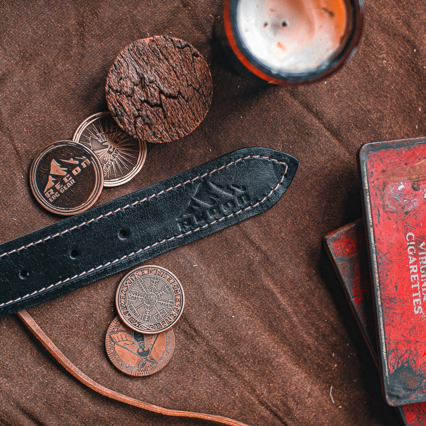 Recon Leather Belt - Black