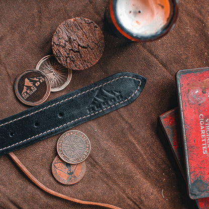 Recon Leather Belt - Black