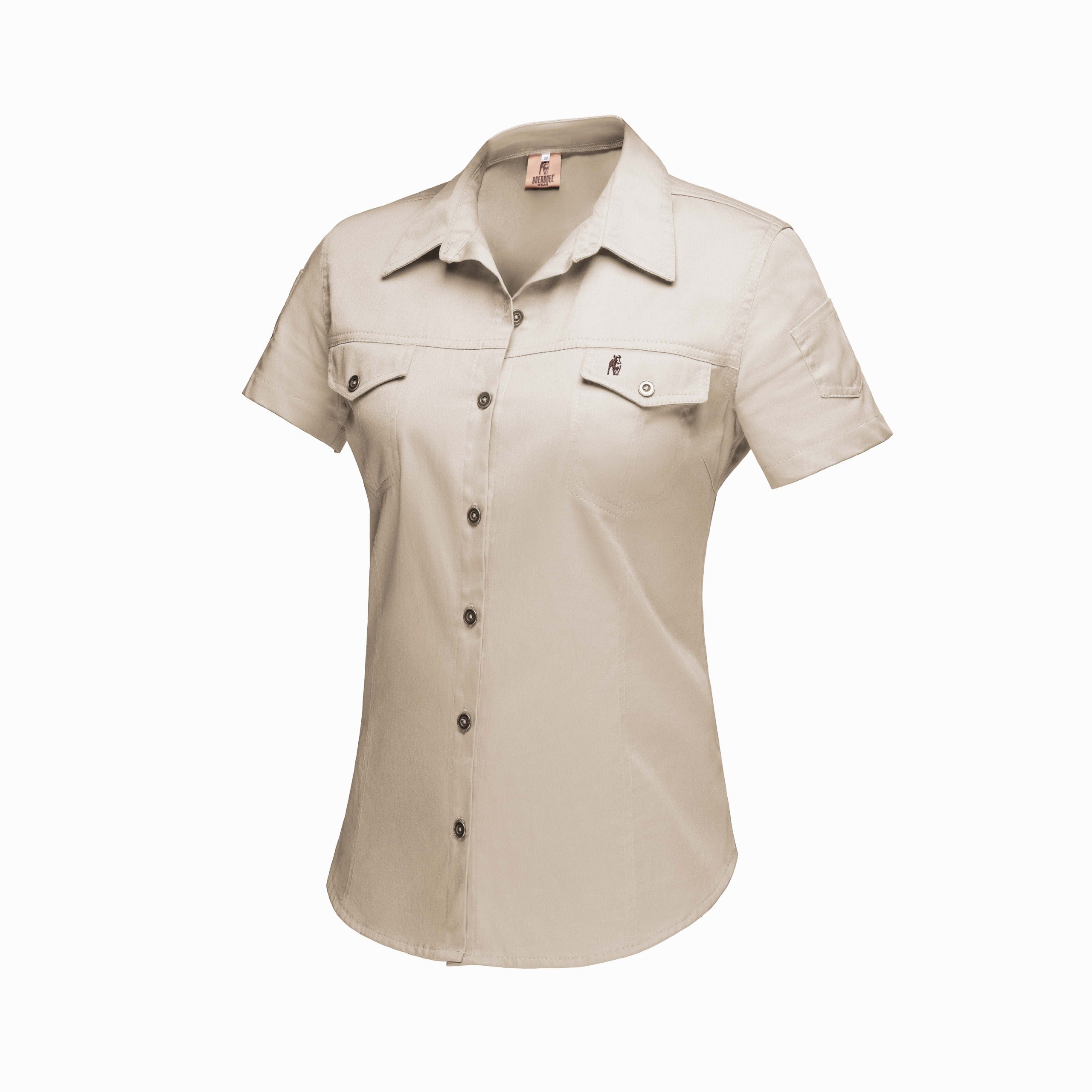 Ladies Kalahari Shirt - Stone – OutbackTrading